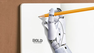 AI-generated spam via a robot writing a book