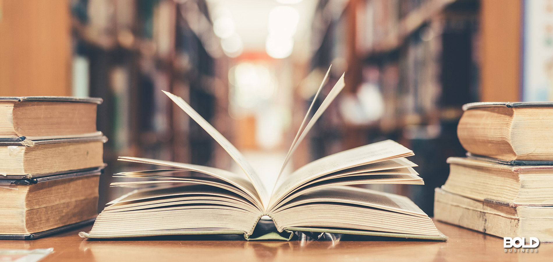 a book in a library