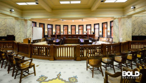 a courtroom where Affirmative Action is illegal