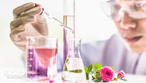 a scientist studying aromatherapy for memory