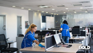 two women working for companies going permanently remote