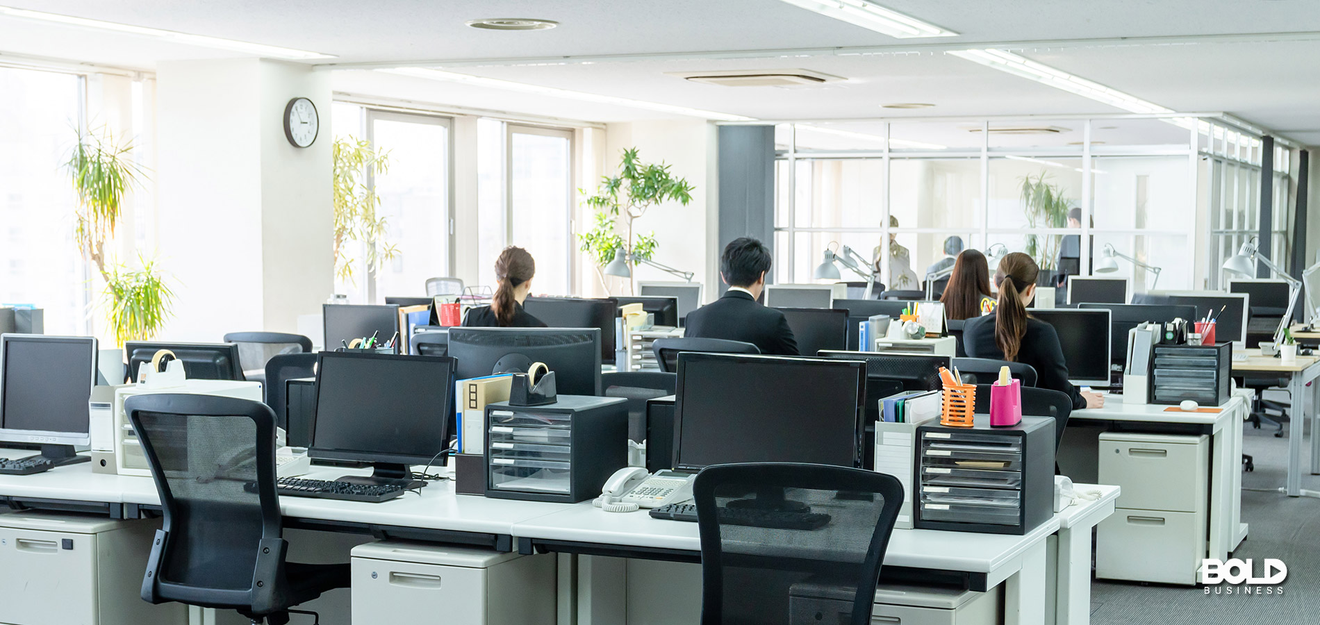 flexible work arrangements and a half-full office