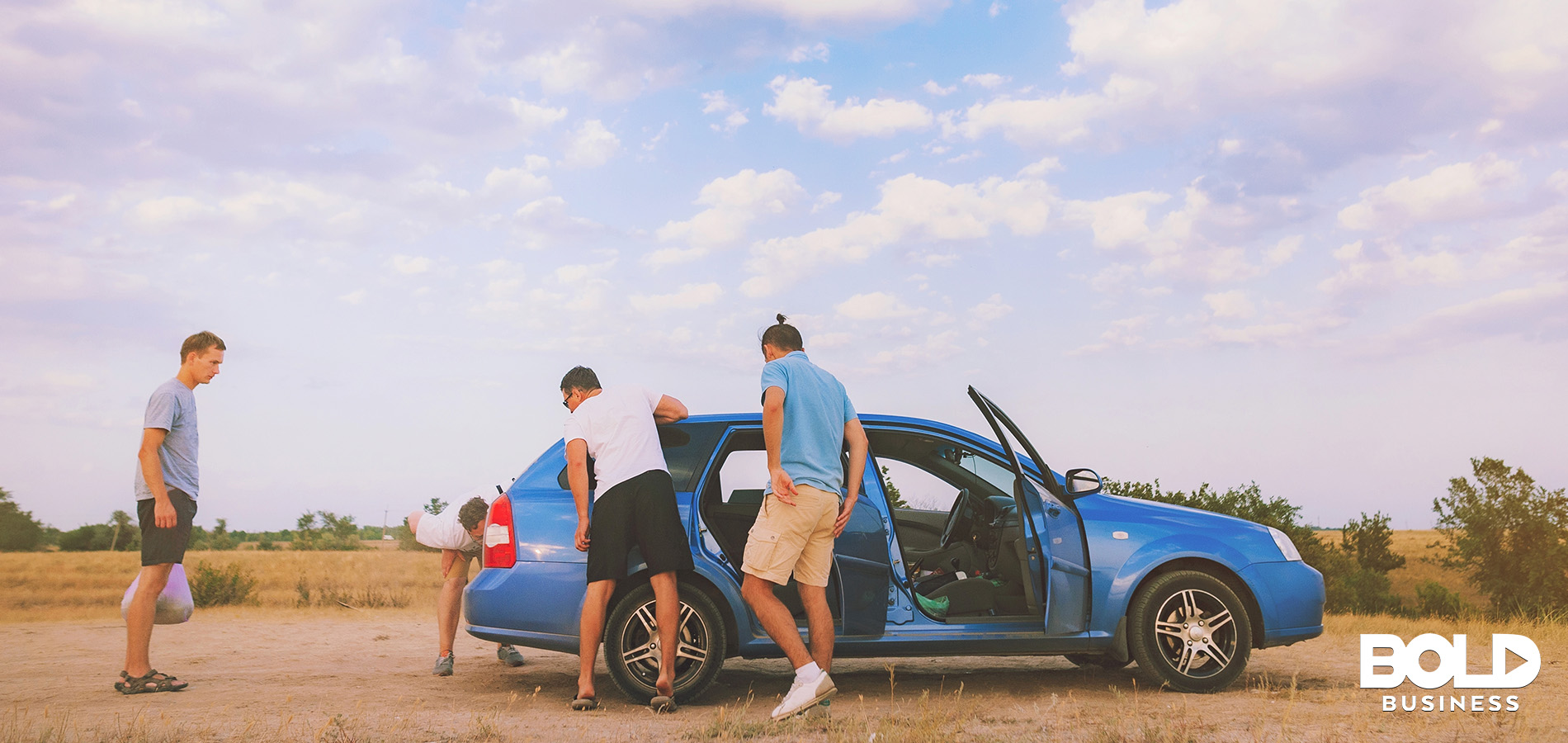 dudes dealing with an EV sales downturn