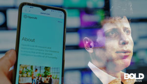 a dude demanding the ethical use of AI