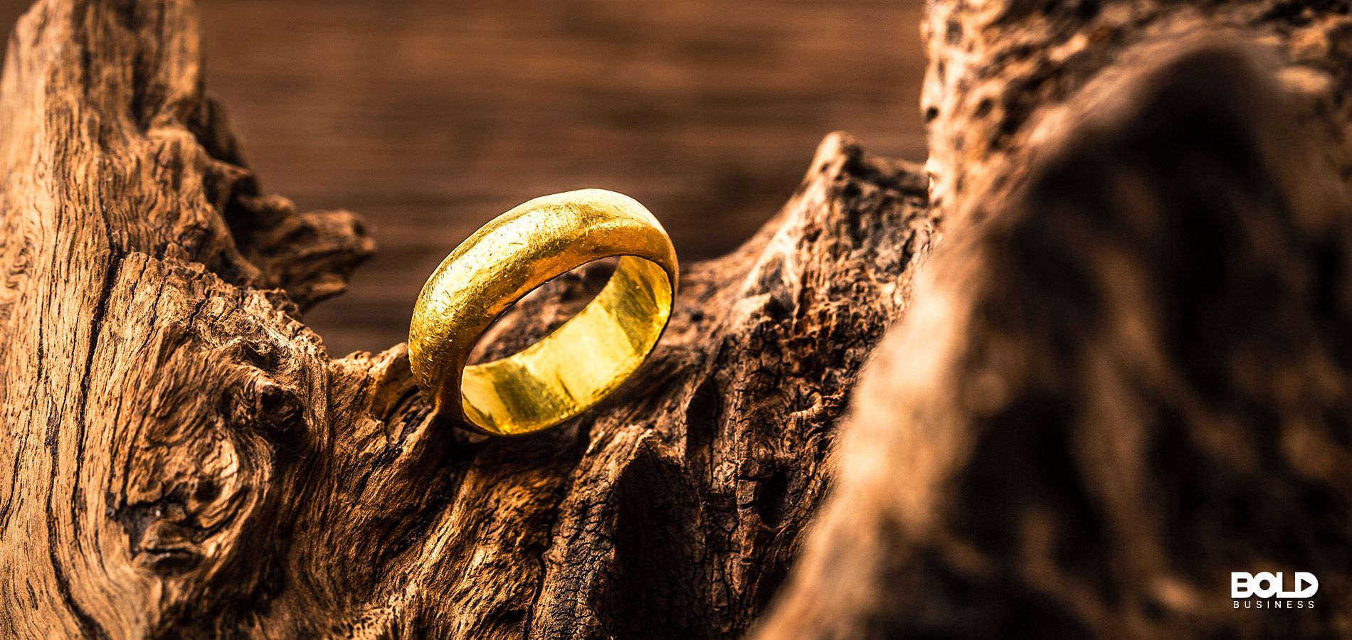 a magic ring from the Lord of the Rings books