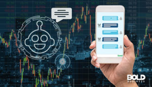 AI startup buzz as shown by a phone