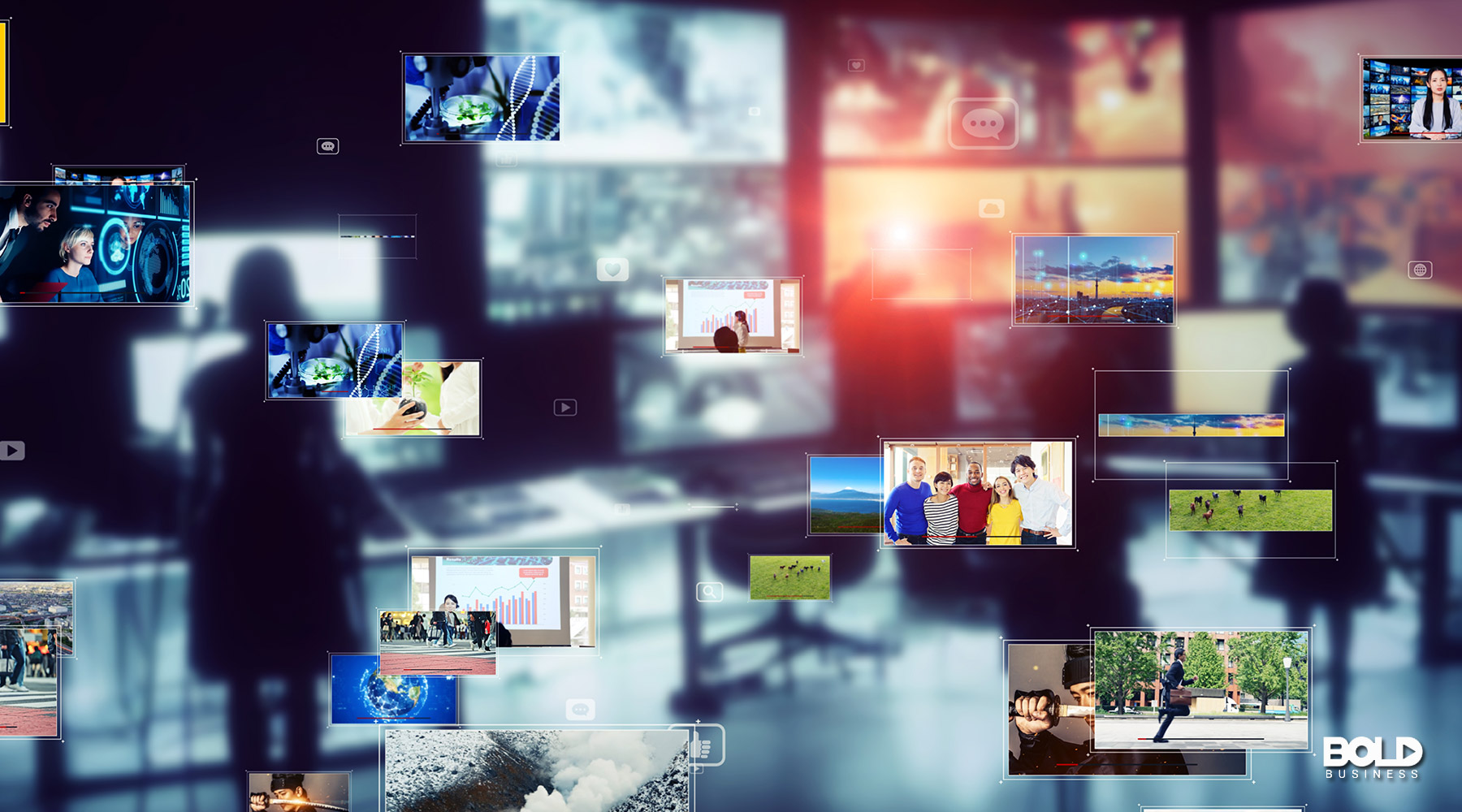 a bunch of images on top of each other