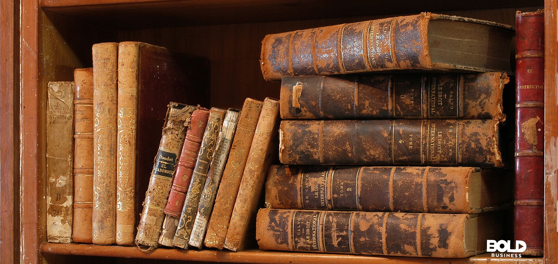 old books showing the impact of AI technology on history