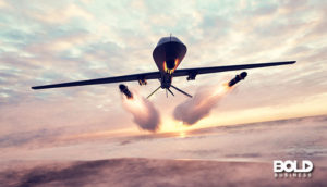 AI-controlled killer drones launching missiles