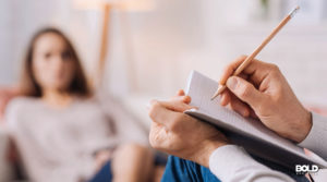 a patient who needs blood tests for psychiatric disorders