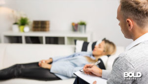 a woman who needs a blood test to detect brain changes