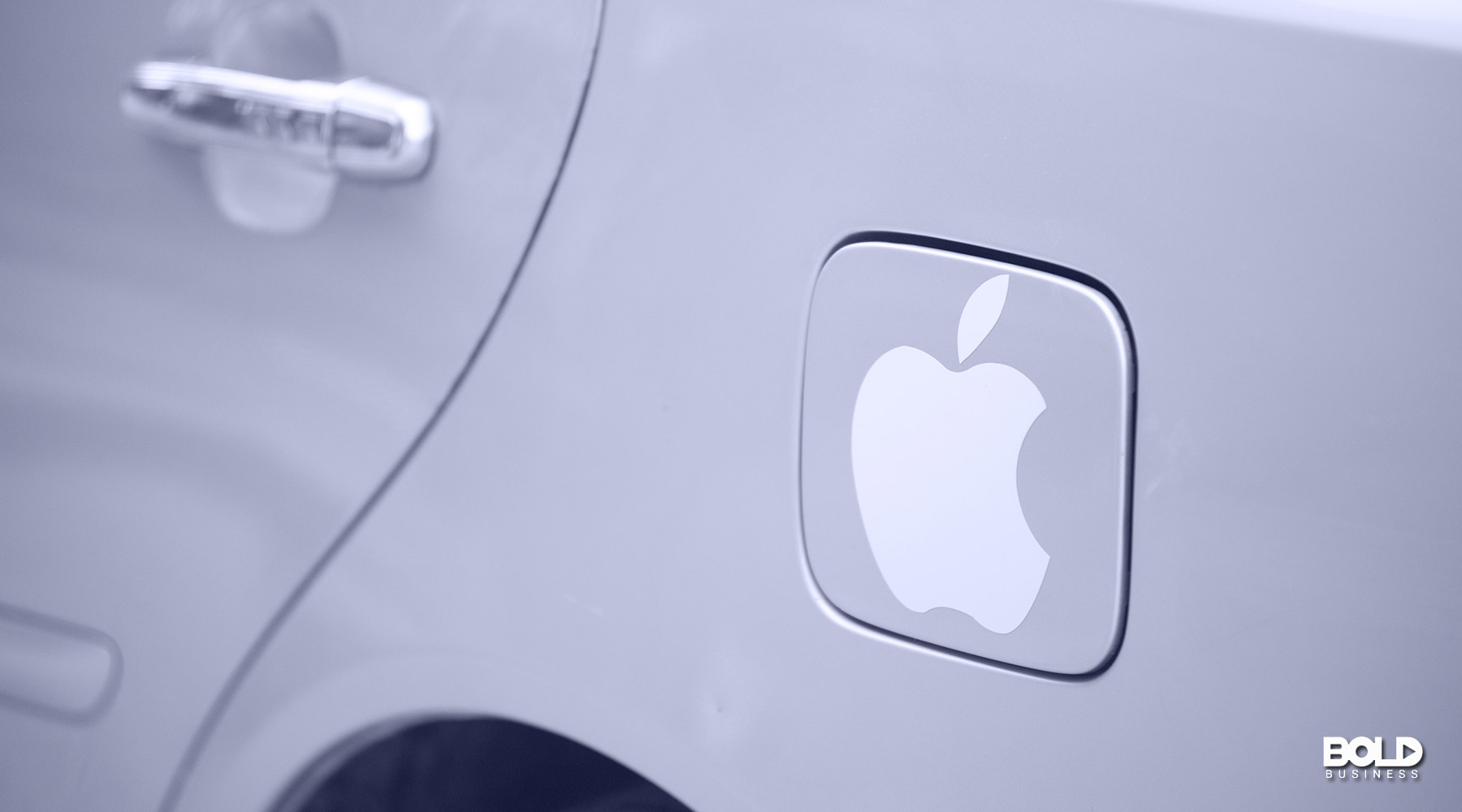 An Apple car that needs Apple gas