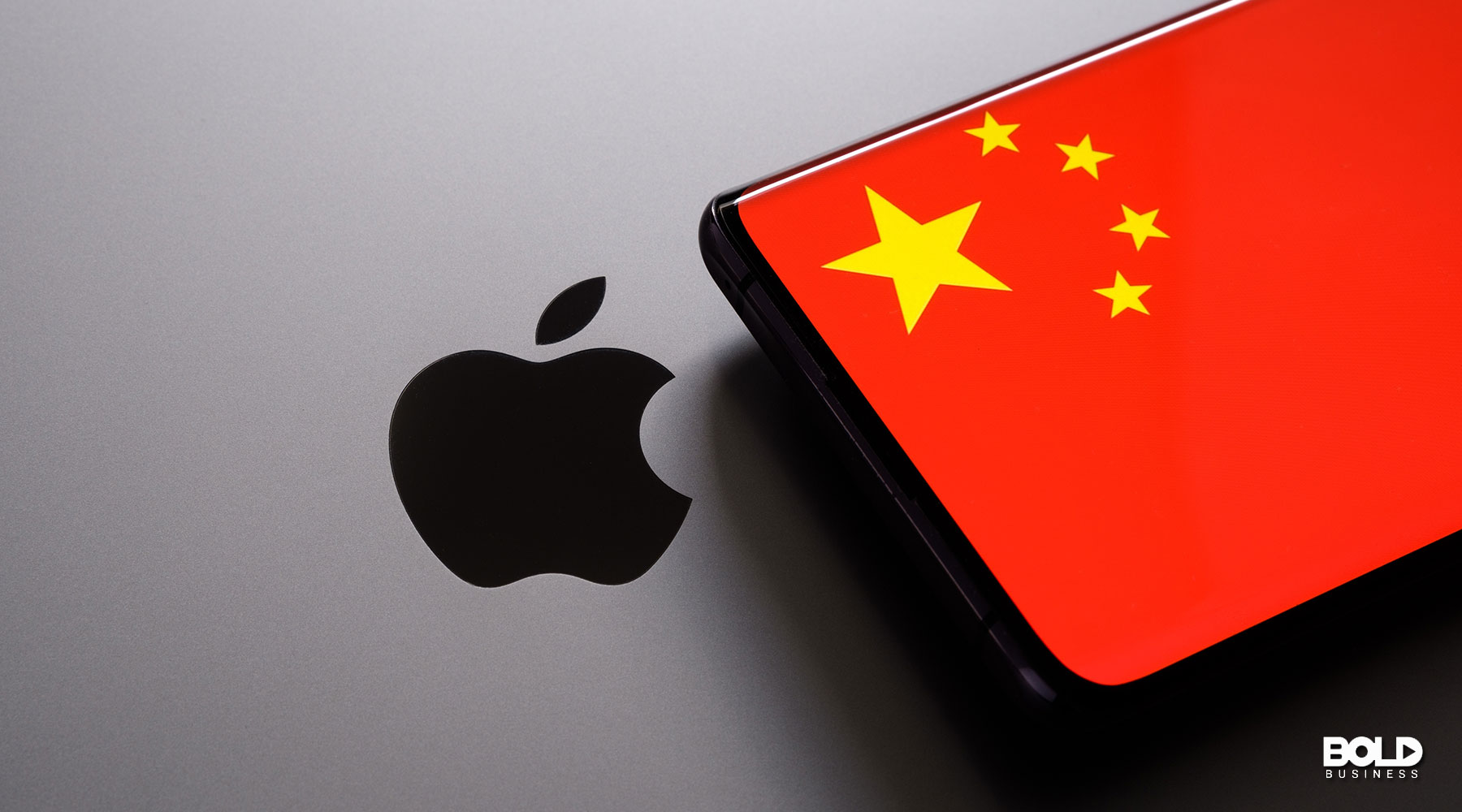 Apple’s reliance on China as shown by a phone case