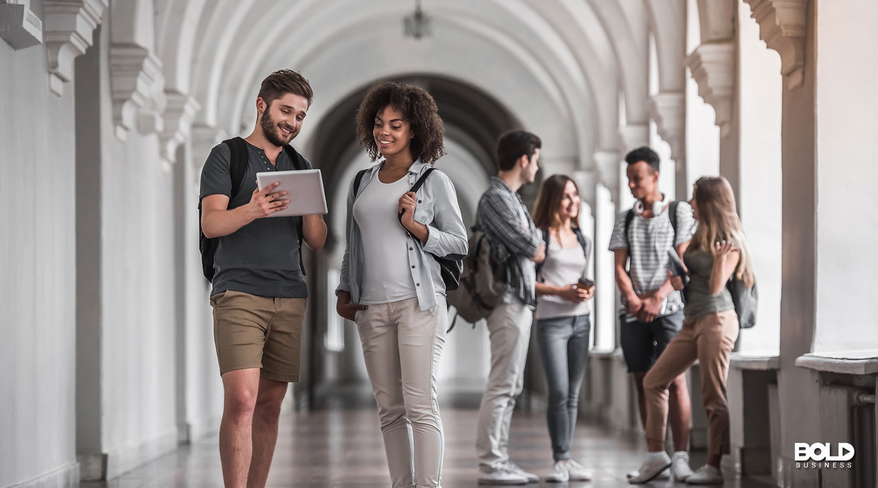 students talking about universities diversity programs