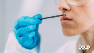 someone trying aromatherapy for mental health