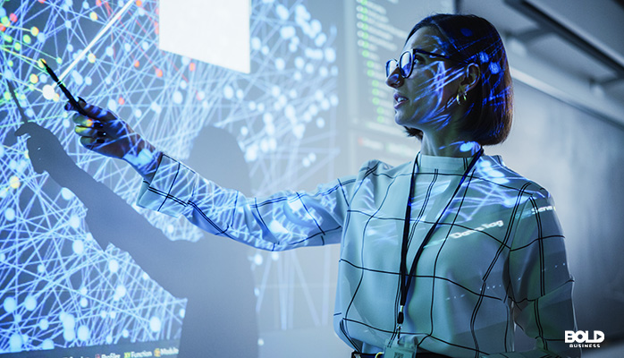 an entrepreneur trying to attract investors