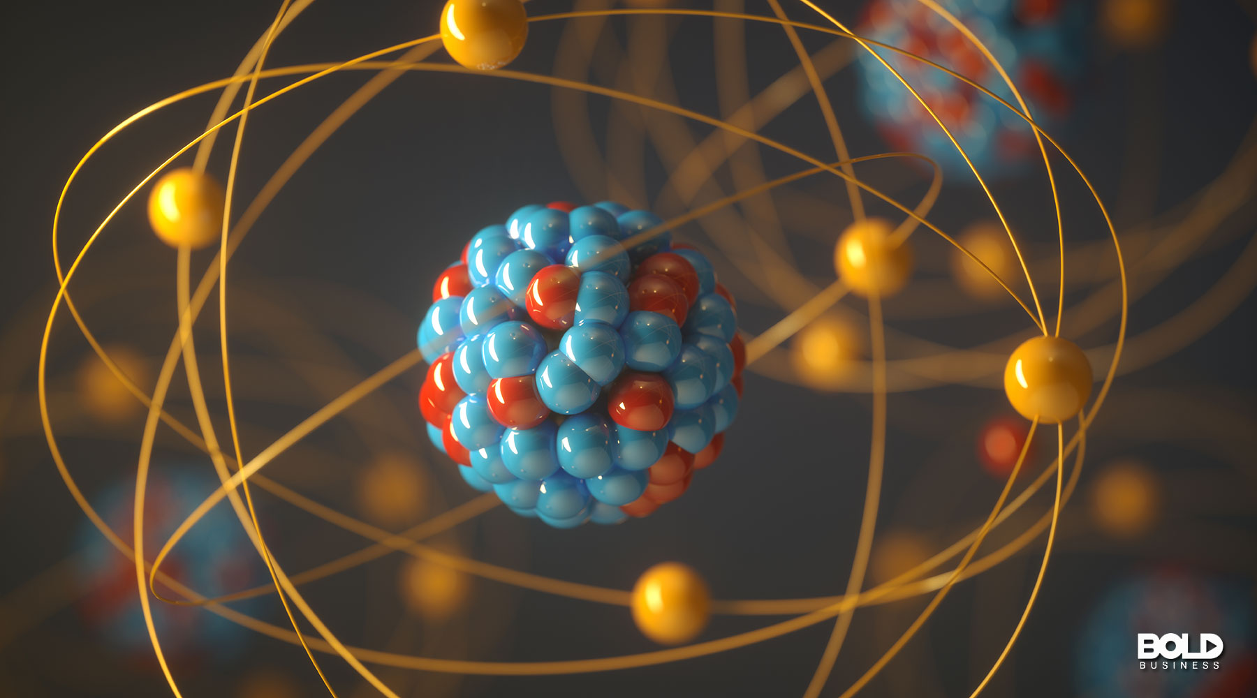a atom living its best life