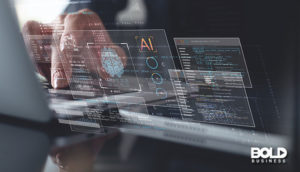 a person researching Chatbots and AI in education