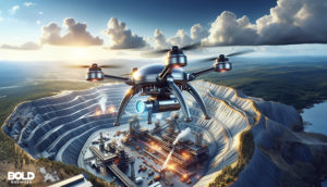 AI model for rare earth mining in a drone