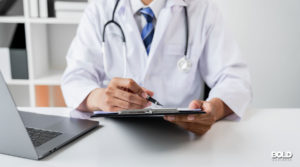 a doctor talking medical credentialing solutions