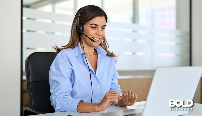 a live agent making the magic happen
