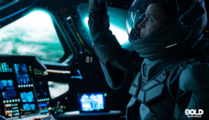 astronaut shuttle transport from the cockpit