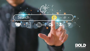 some dude working on a floating search bar