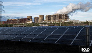 some smoke showing clean energy transitions from fossil fuels