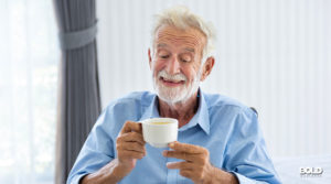 a dude happy about anti-aging research news