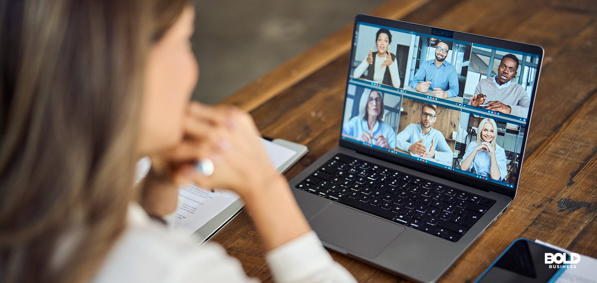 someone exploring hybrid workforce best practices