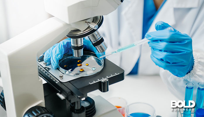 a microscope and medical achievements in 2024