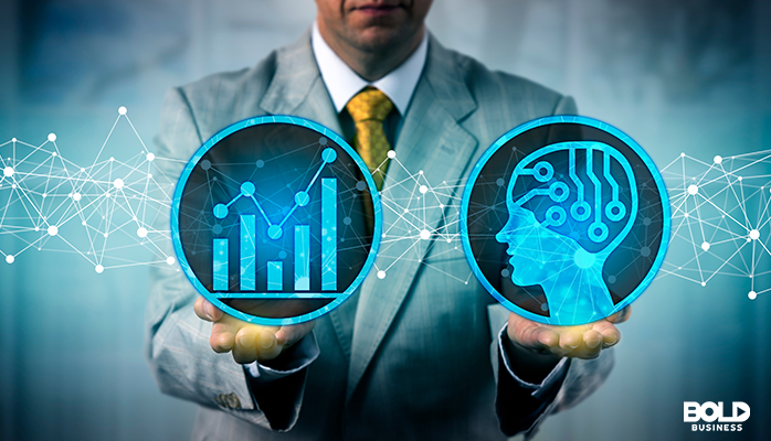 a dude showing advances in generative AI in 2024