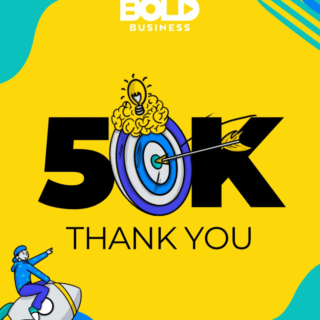 50k subscribers on linkedIn